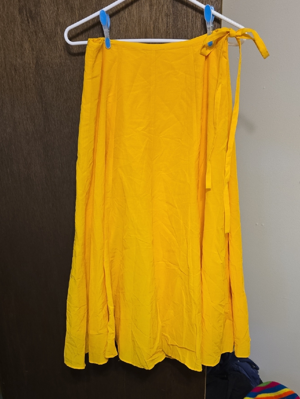 Yellow Women's Wrap Skirt